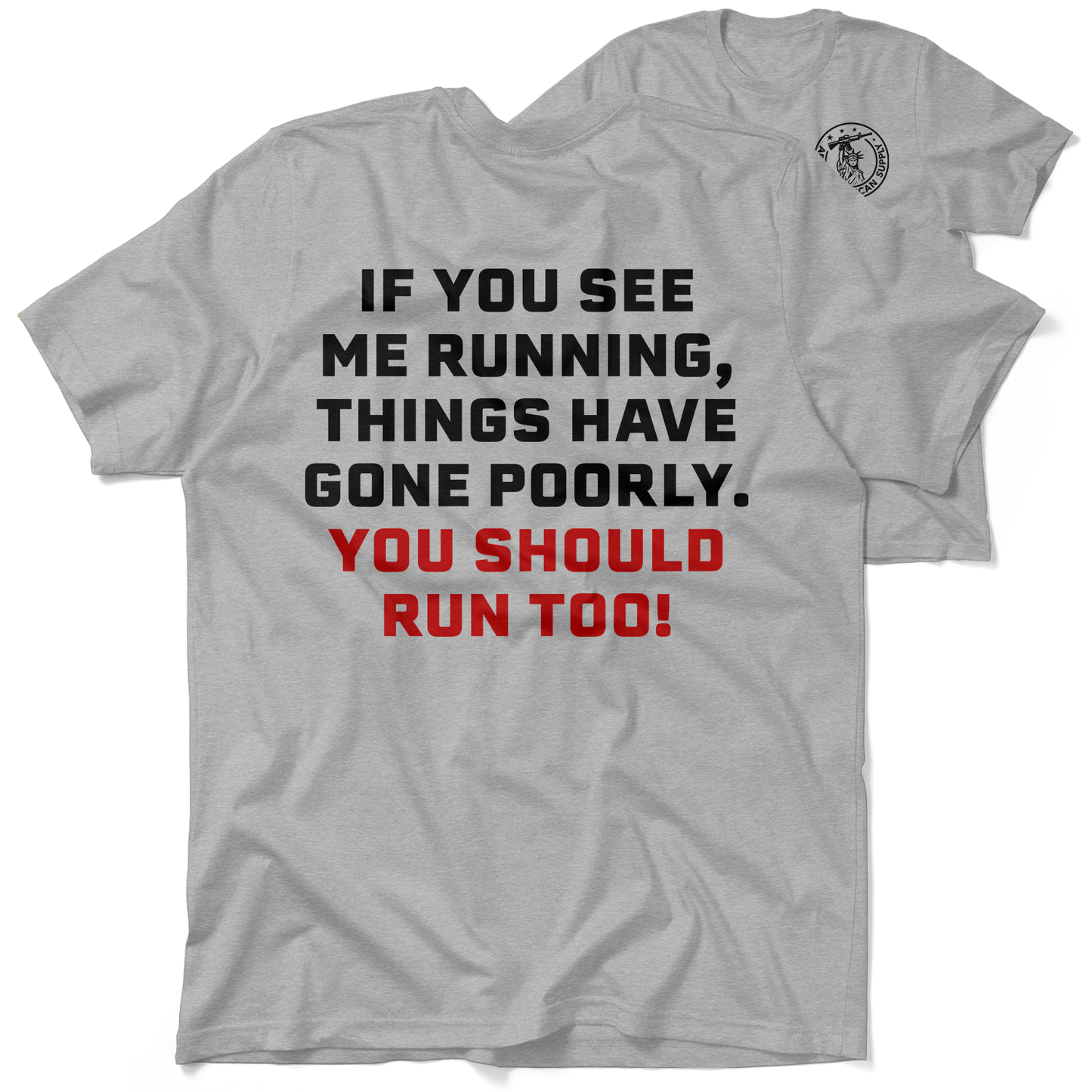Run - Safety Yellow T-Shirt