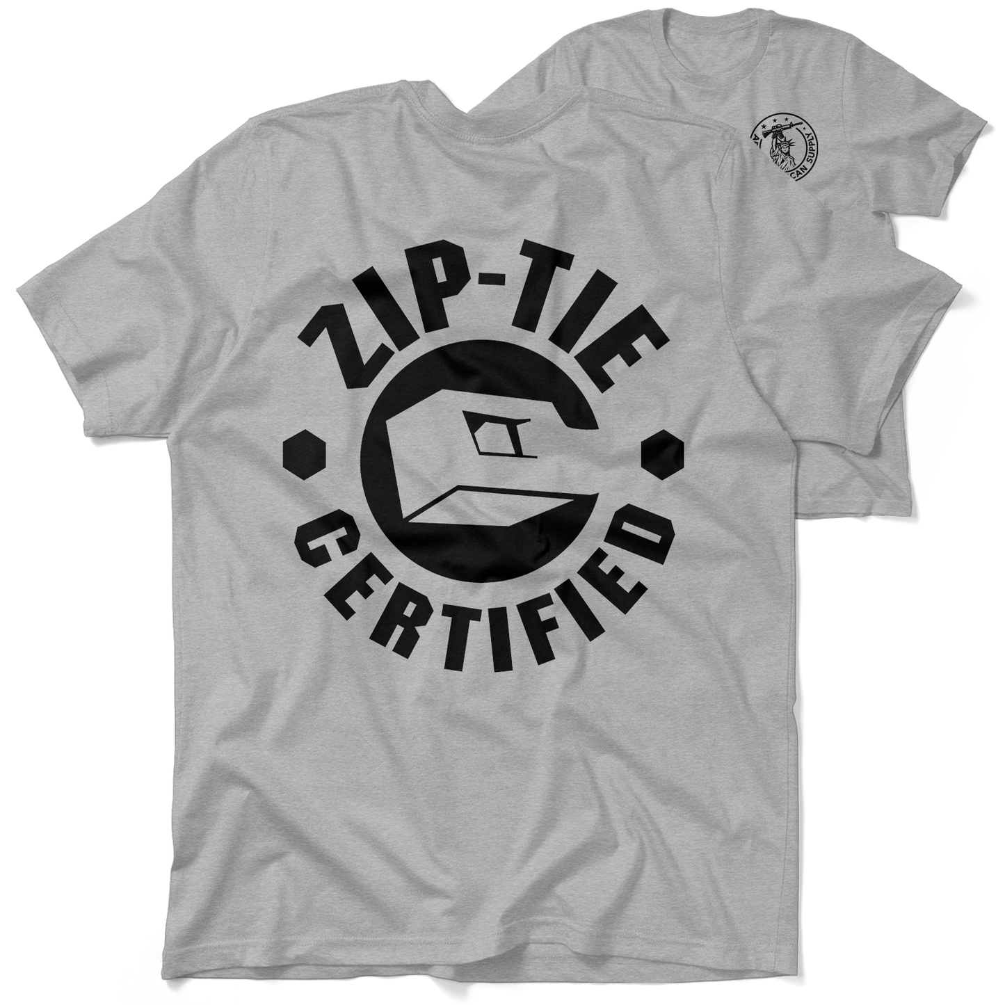 Zip Tie - Safety Yellow T-Shirt
