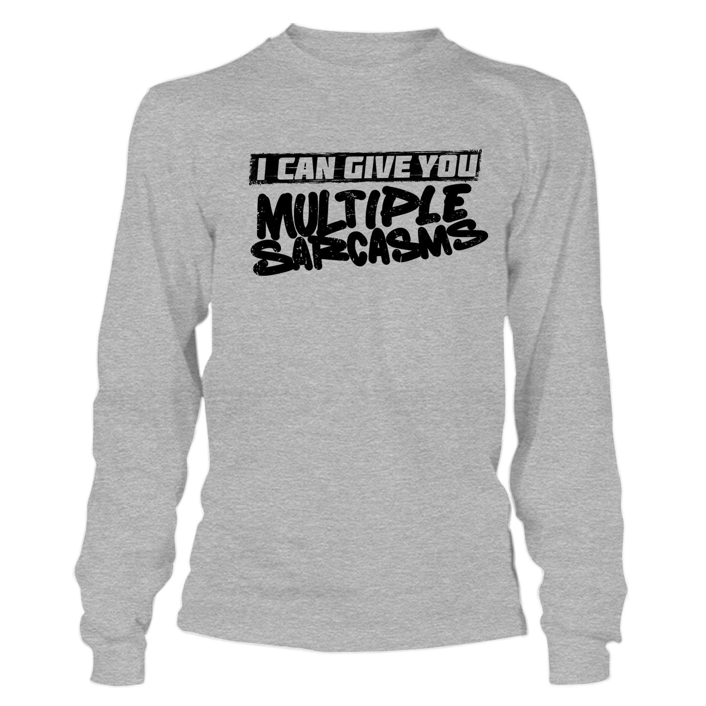 Multiple Sarcasms - Long Sleeve Safety Hi-Vis T-Shirt