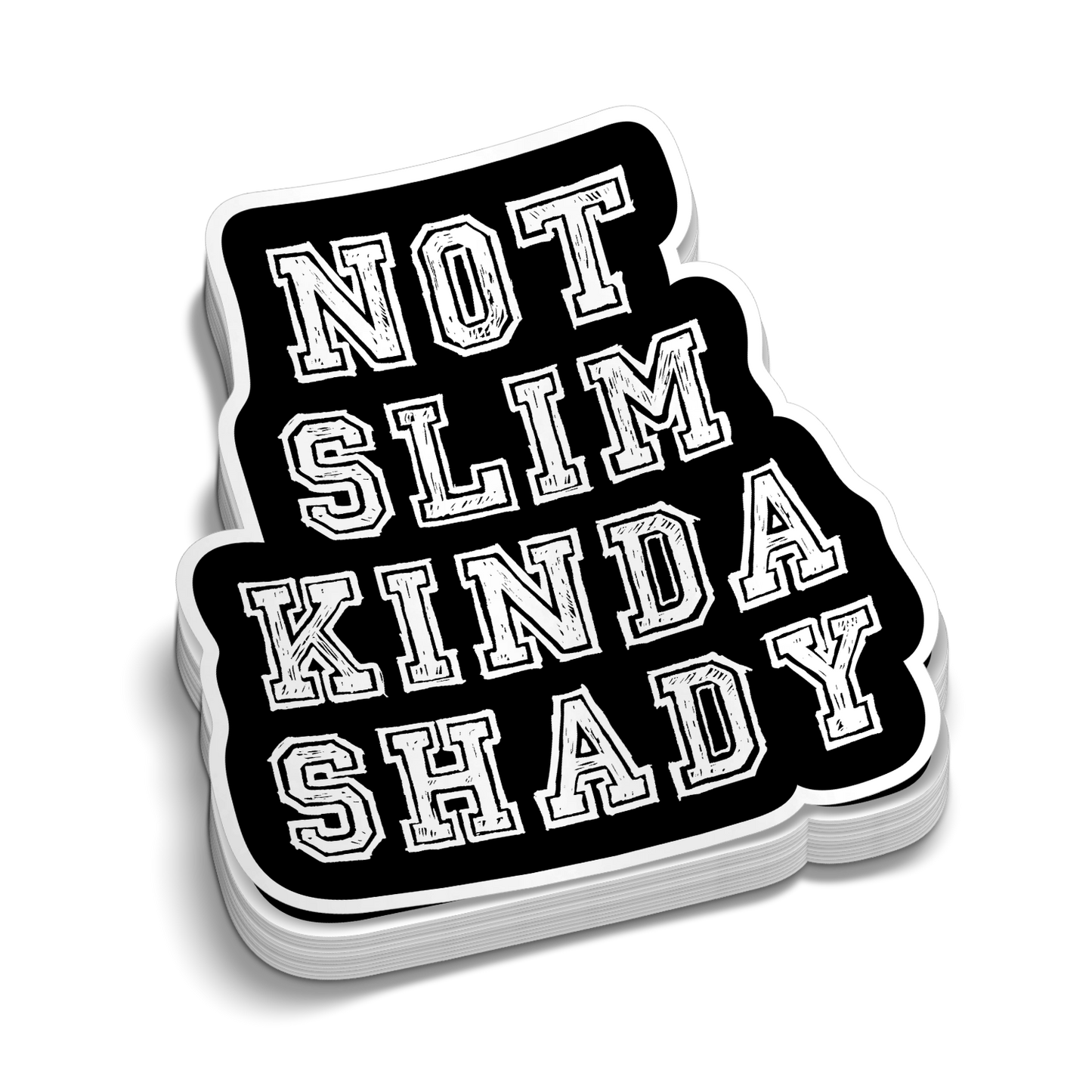 Slim Shady - Hard Hat Decal