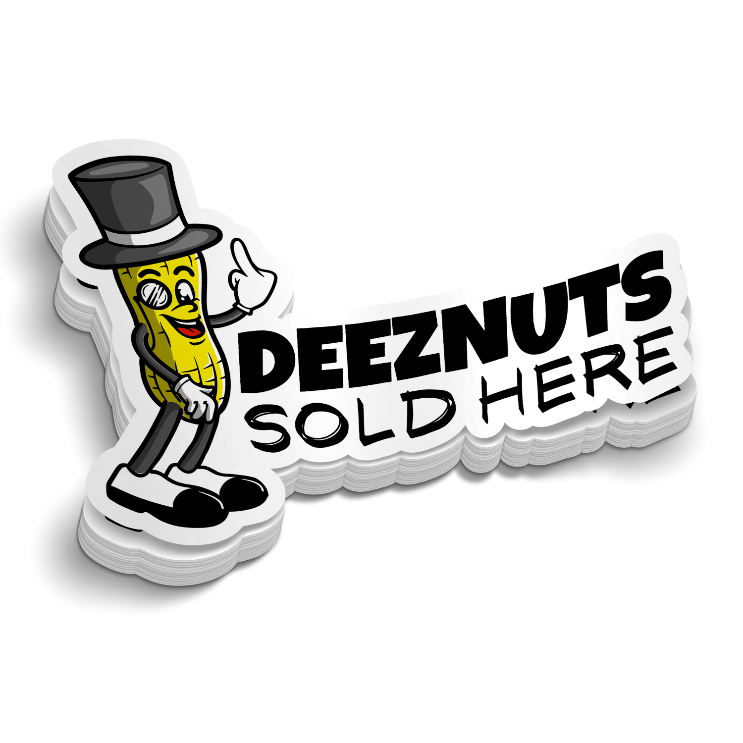 DeezNuts Sold Here Hard Hat Decal