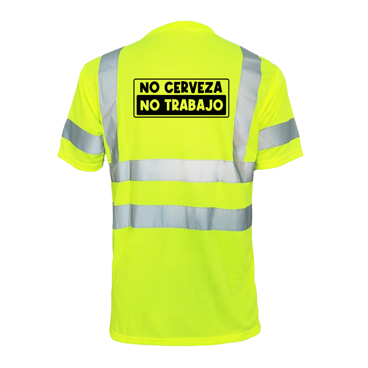 No Cerveza - Reflective Safety T-Shirt