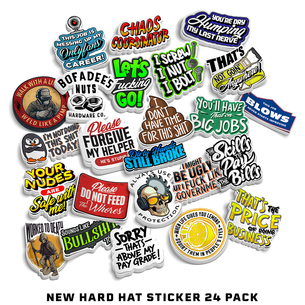 Hard hat stickers online