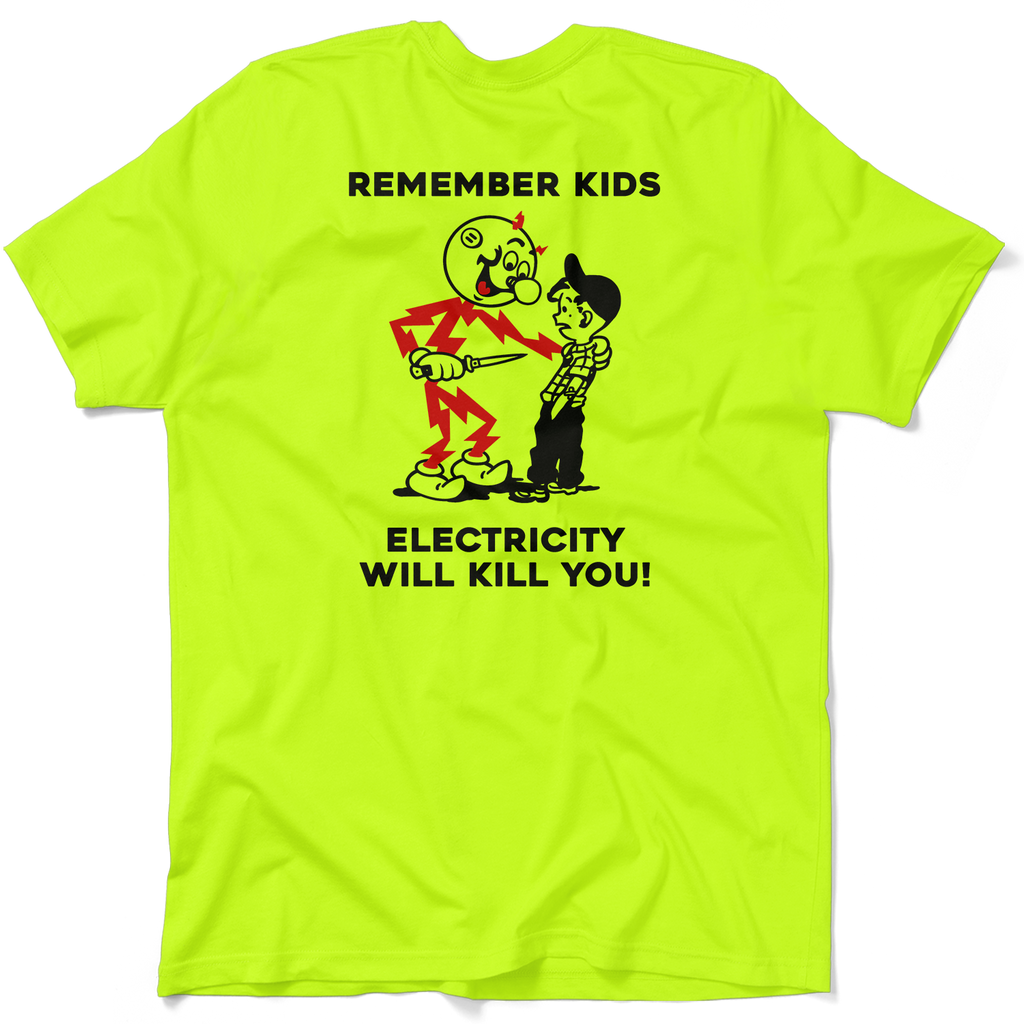 Remember Kids - Safety Yellow T-Shirt