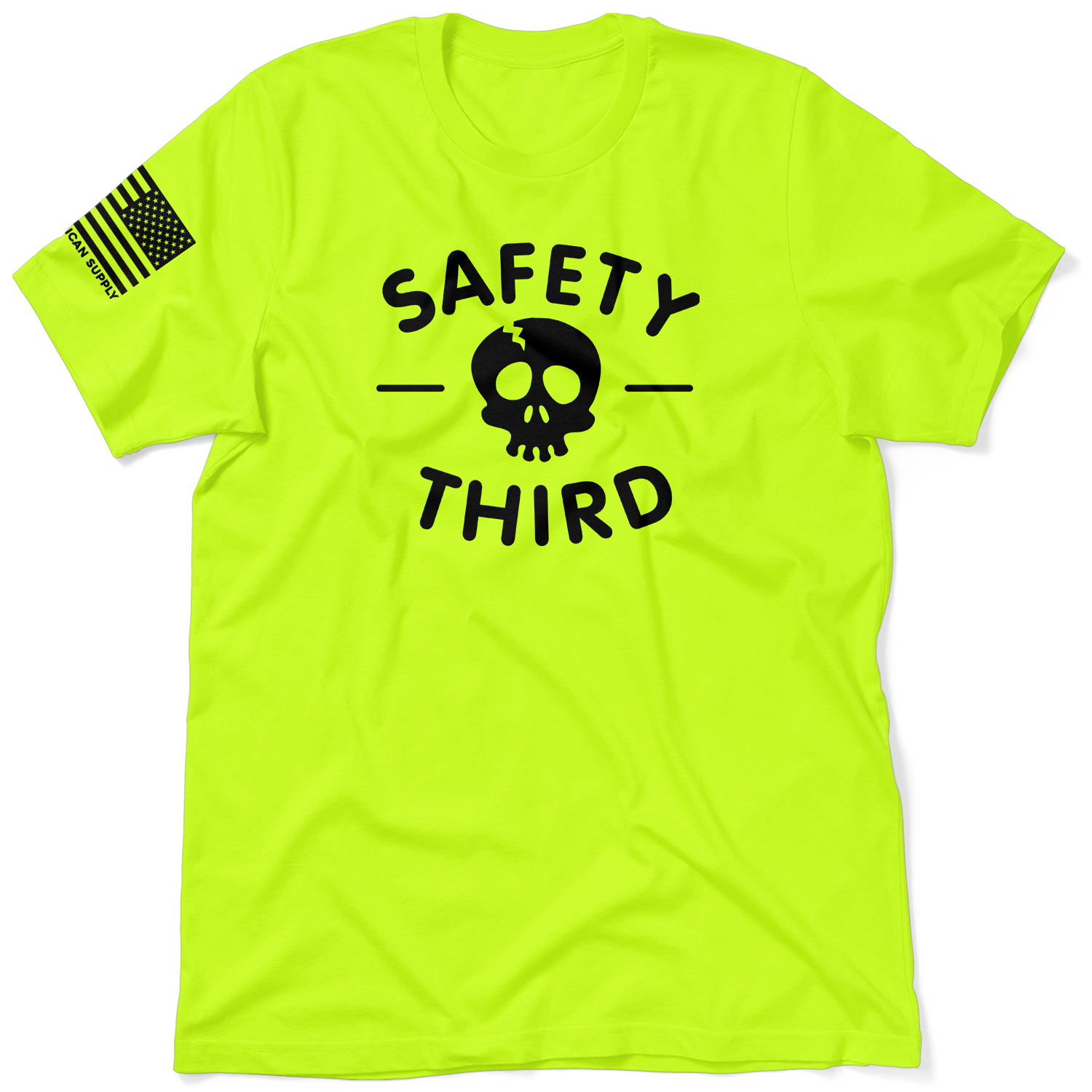 Illusion Fremmedgøre Hysterisk Safety Third - Safety Yellow T-Shirt