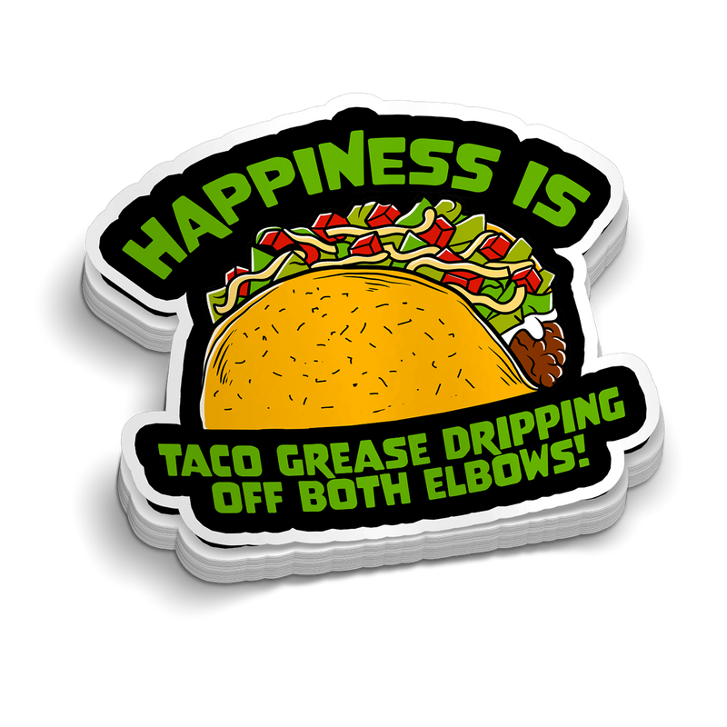 Tacos - Hard Hat Decal