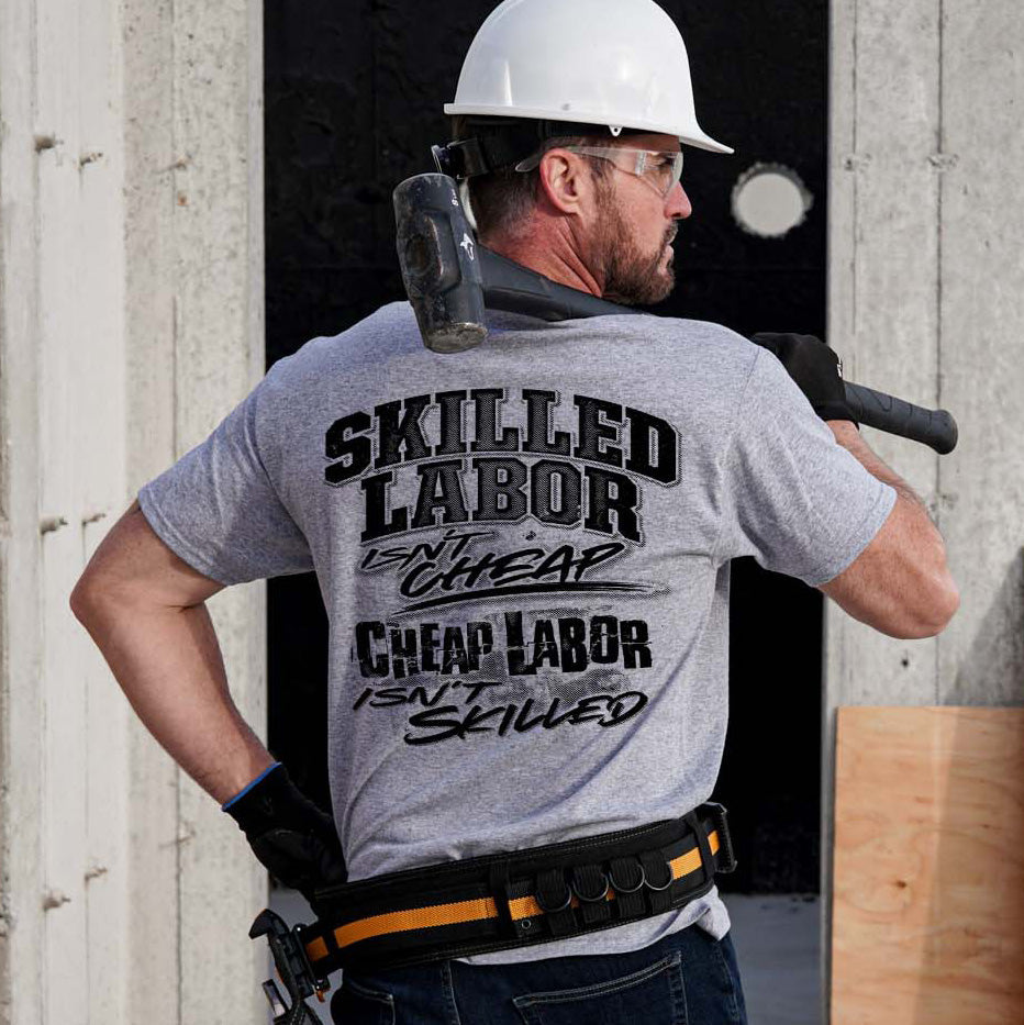 Skilled Labor - Safety Yellow T-Shirt