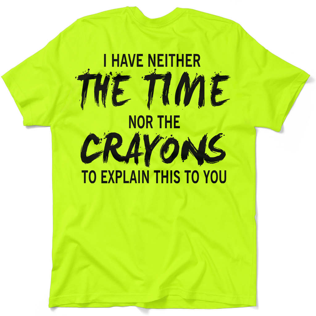 Crayons - Safety Yellow T-Shirt
