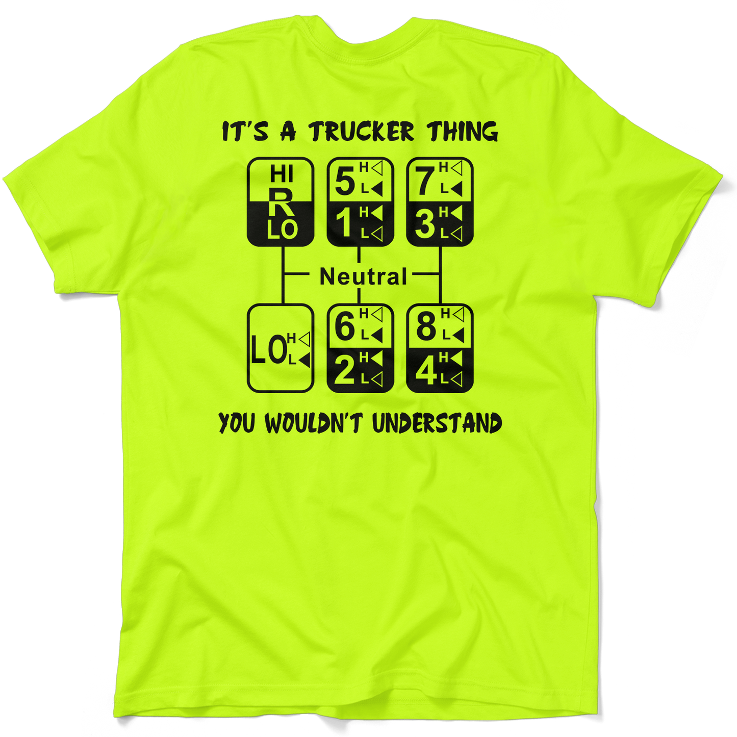 Trucker Thing - Safety Yellow T-Shirt