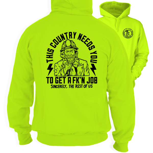 Your Country Needs You - Safety Yellow Shirts