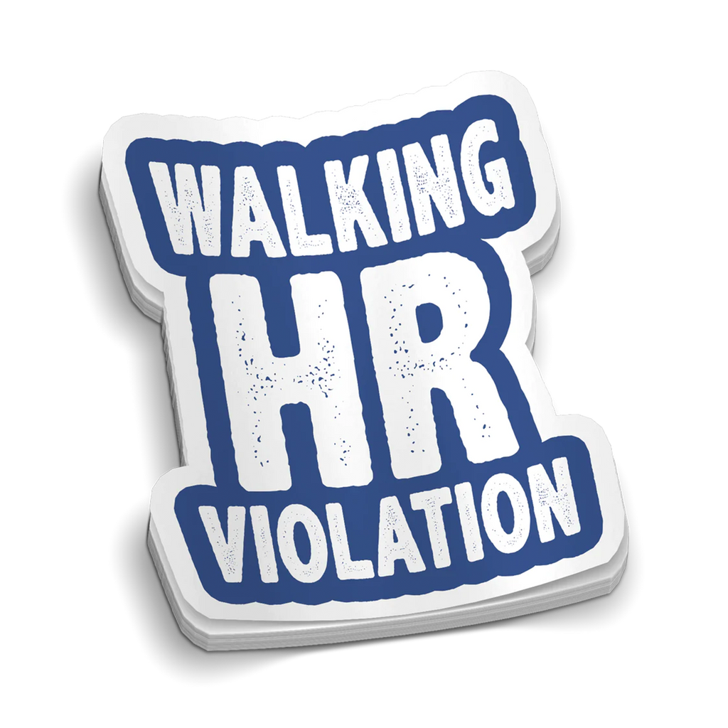 HR Violation Hard Hat Decal