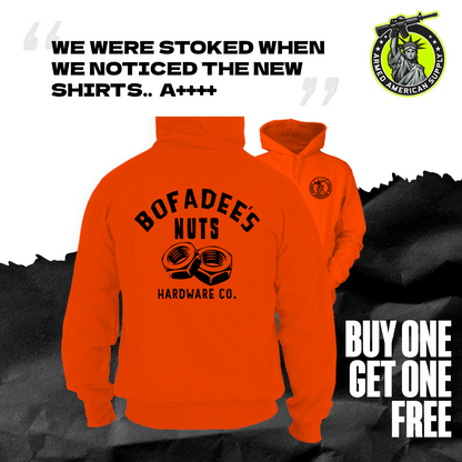 Bofadees - Safety Orange Hi Vis Hoodie