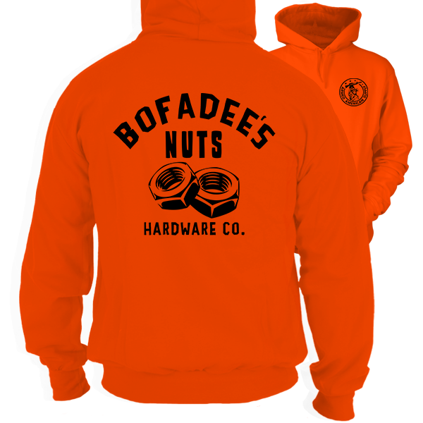 Bofadees - Safety Orange Hi Vis Hoodie