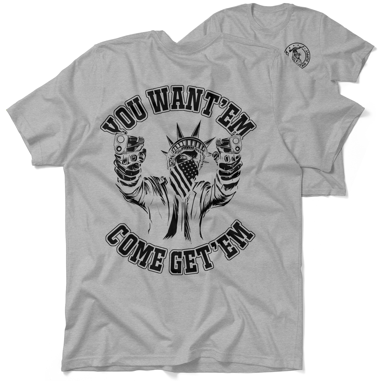 Come Get'em - Heather Gray T-Shirt