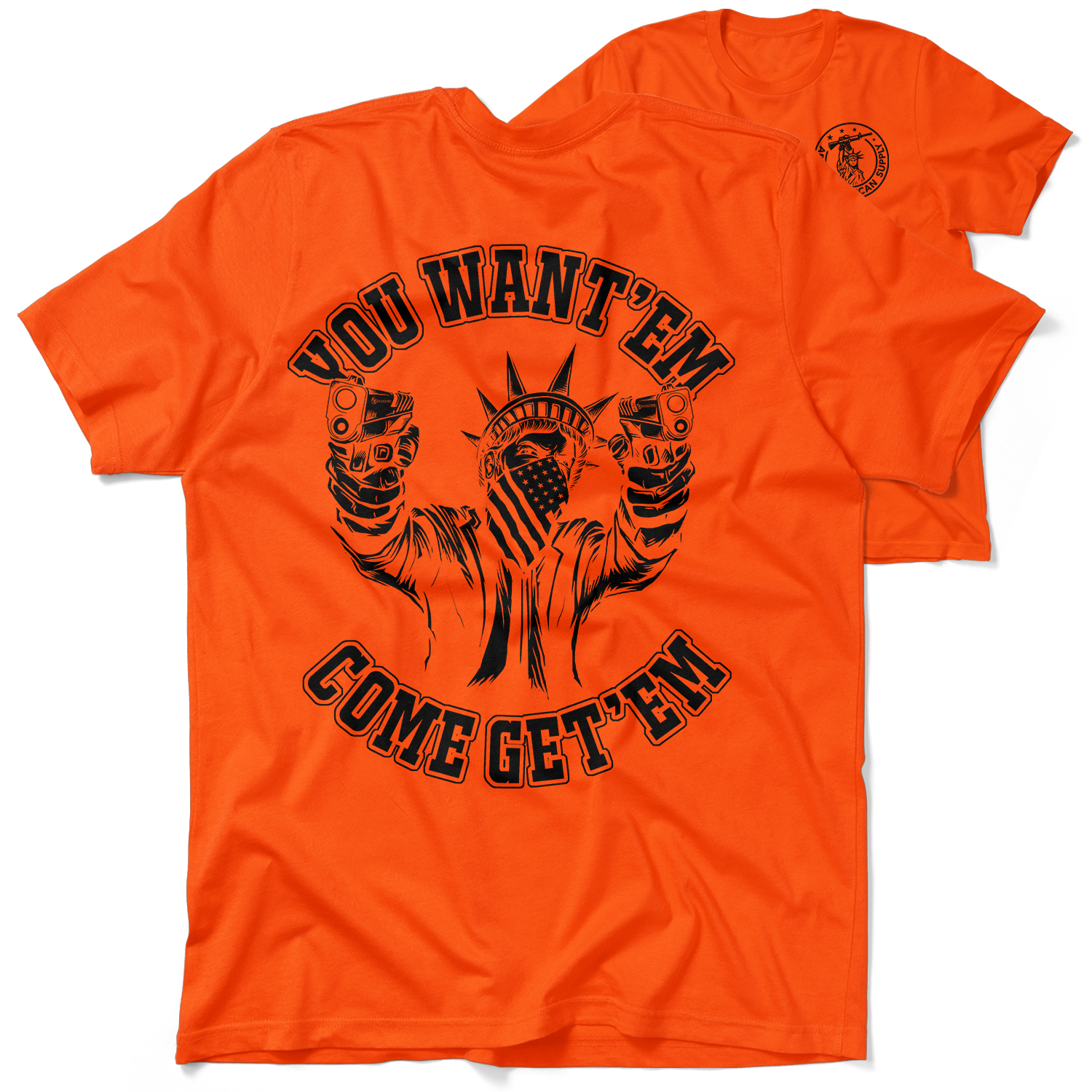 Come Get'em - Safety Orange T-Shirt