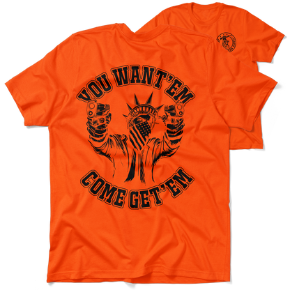 Come Get'em - Safety Orange T-Shirt