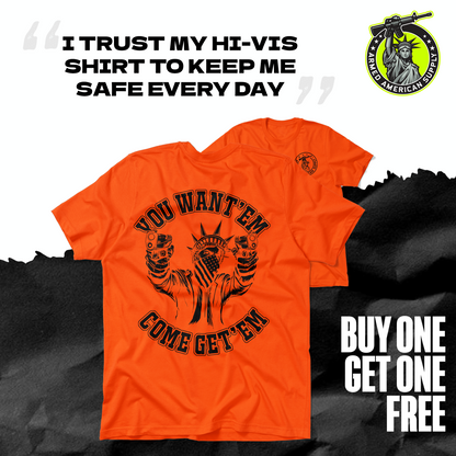 Come Get'em - Safety Orange T-Shirt