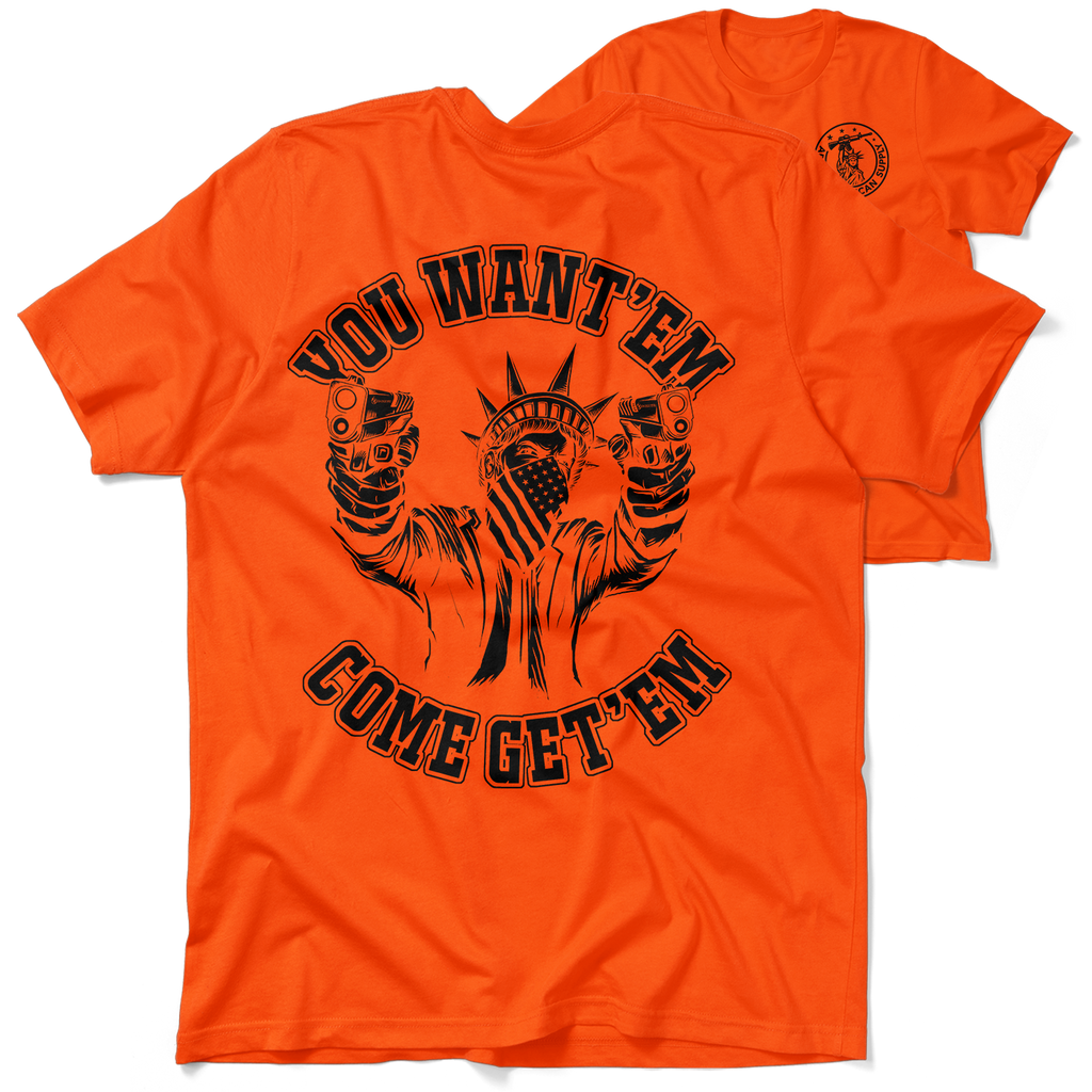 Come Get'em - Safety Orange T-Shirt