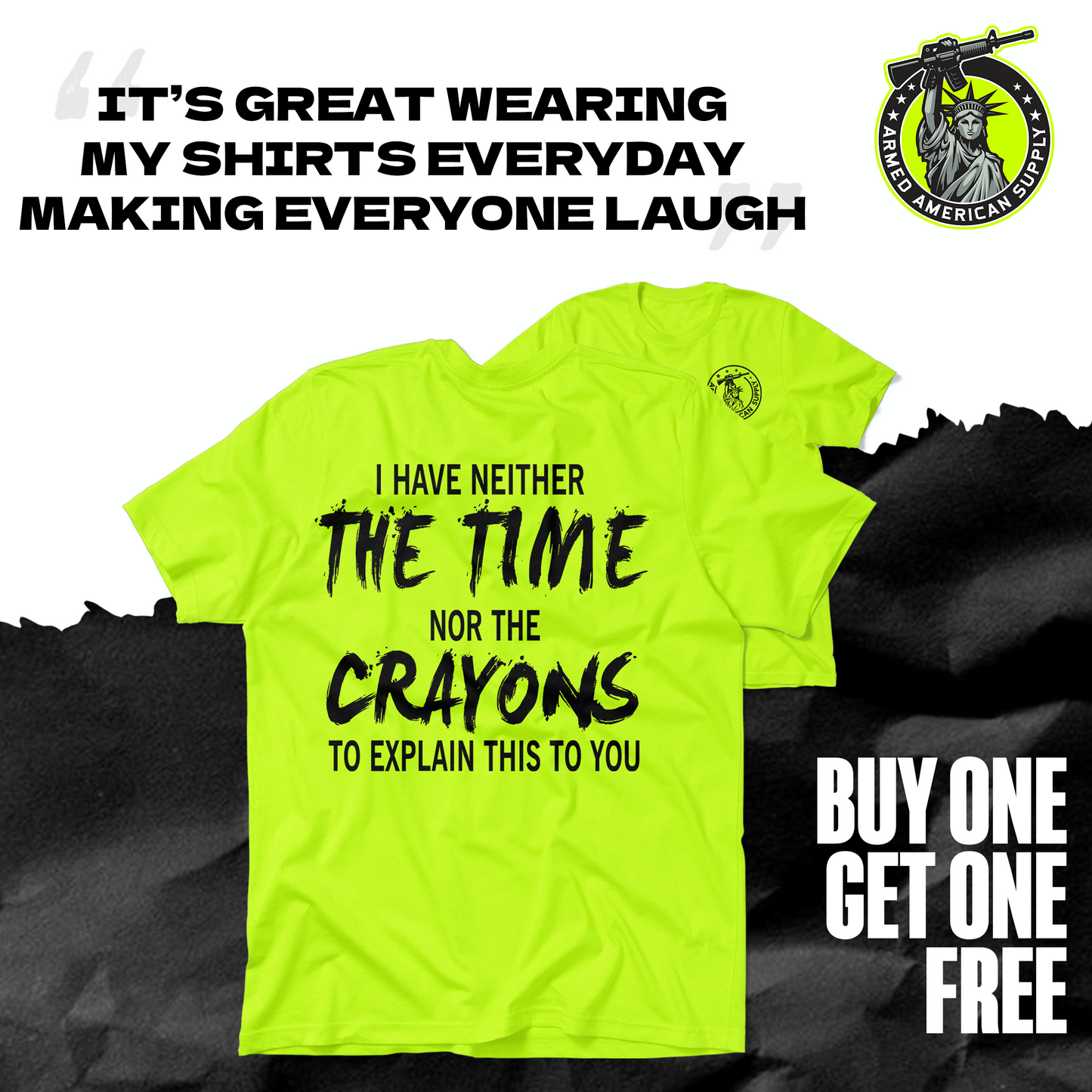 Crayons - Safety T-Shirt (MERGE)