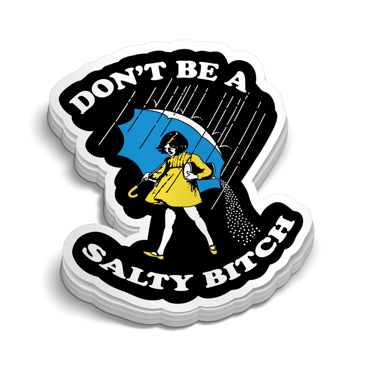 Salty Bitch Hard Hat Decal