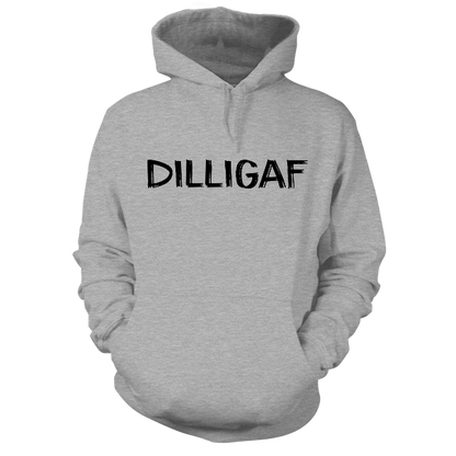 DILLIGAF - Heather Gray Hoodie