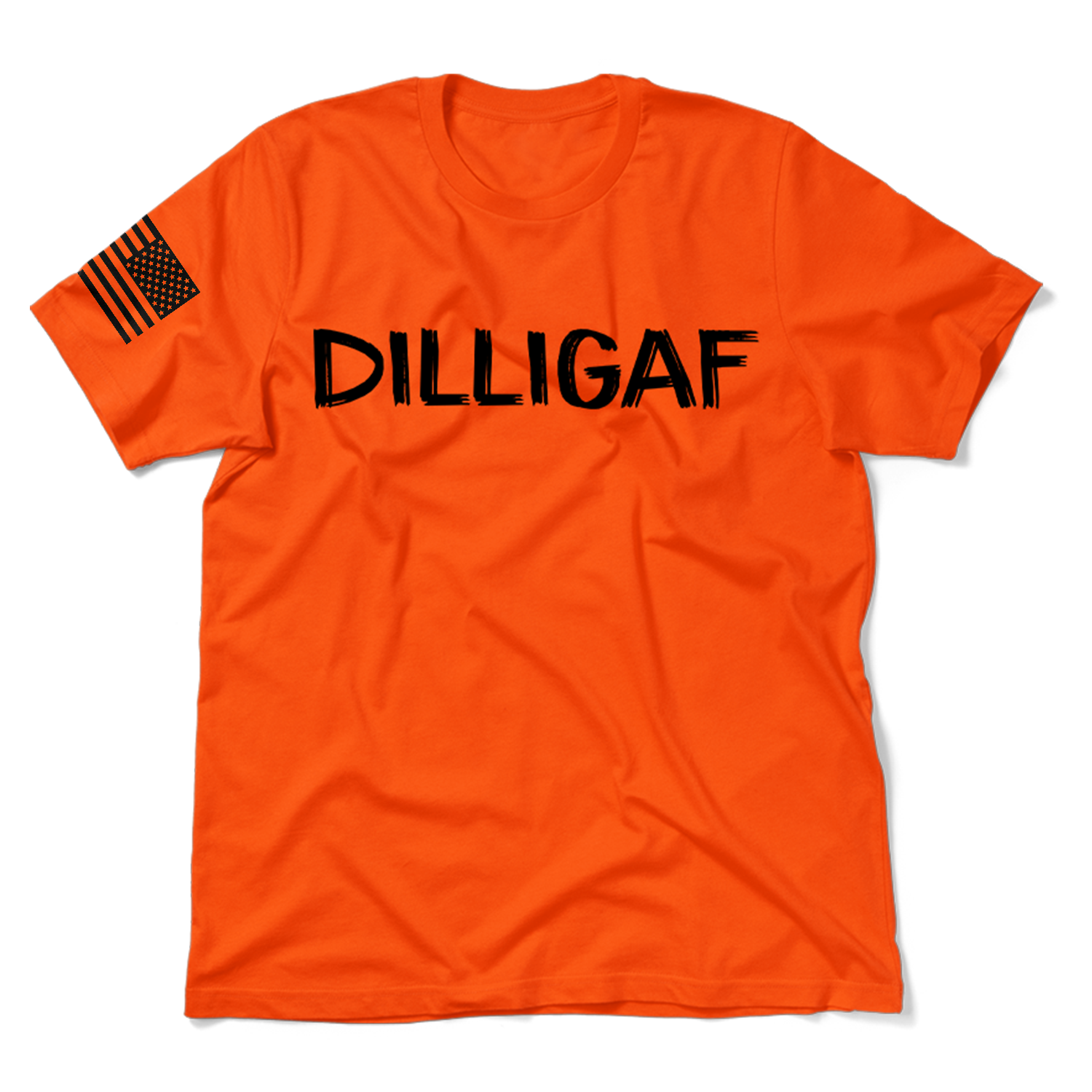 DILLIGAF  - Safety Orange T-Shirt