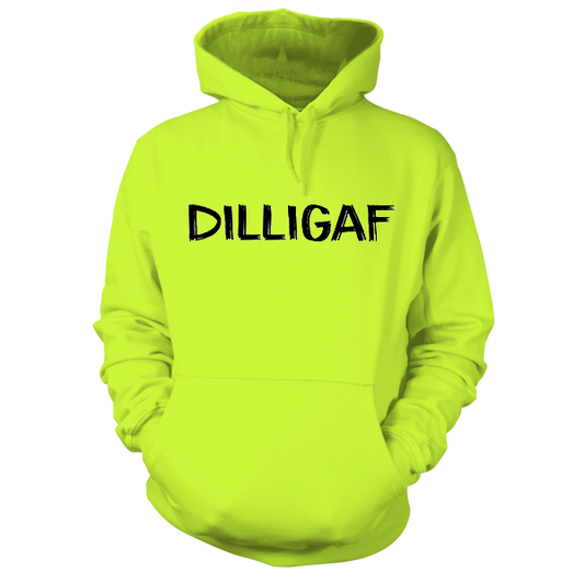 DILLIGAF - Safety Yellow Hi Vis Hoodie