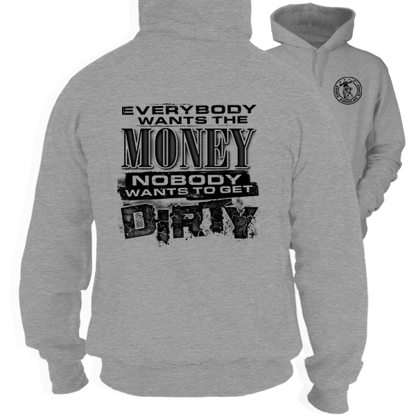 Dirty - Heather Gray Hoodie