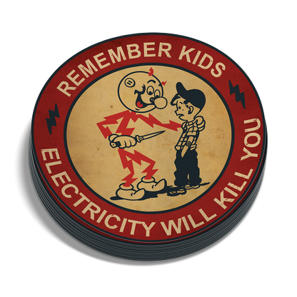 Remember Kids Hard Hat Decal