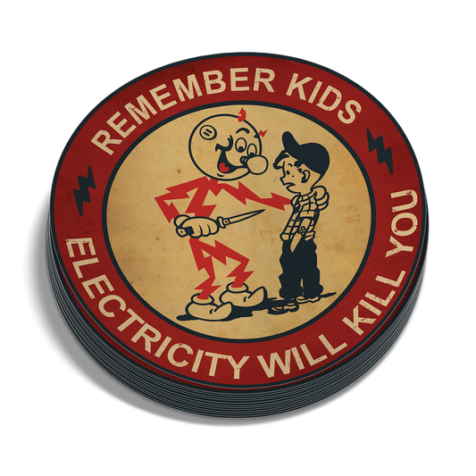 Remember Kids Hard Hat Decal