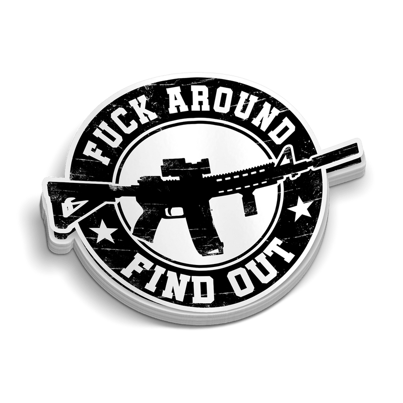 FAFO Round Hard Hat Decal Fafo round hard hat decal