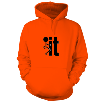 F It - Safety Orange Hi Vis Hoodie