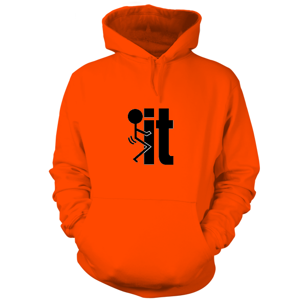 F It - Safety Orange Hi Vis Hoodie