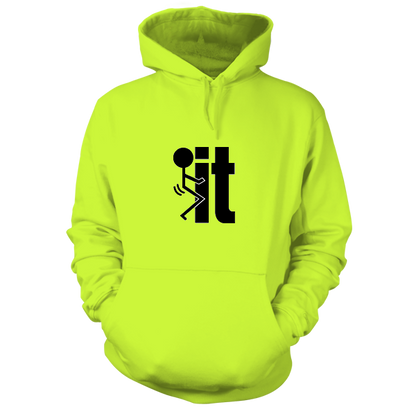 F It - Safety Yellow Hi Vis Hoodie