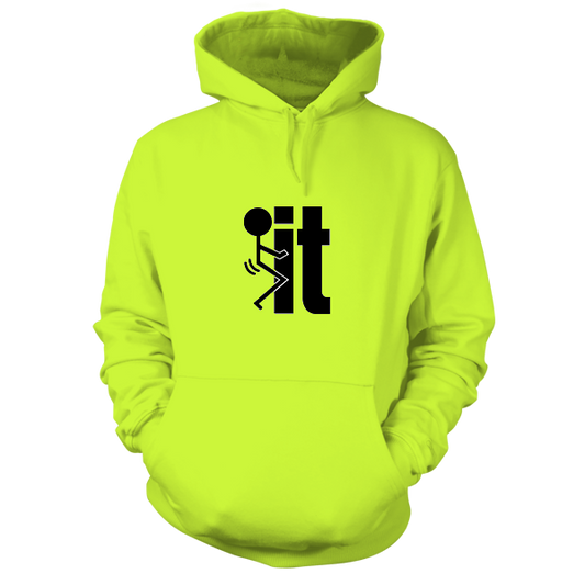 F It - Safety Yellow Hi Vis Hoodie