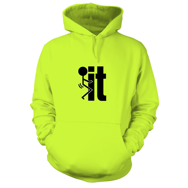 F It - Safety Yellow Hi Vis Hoodie