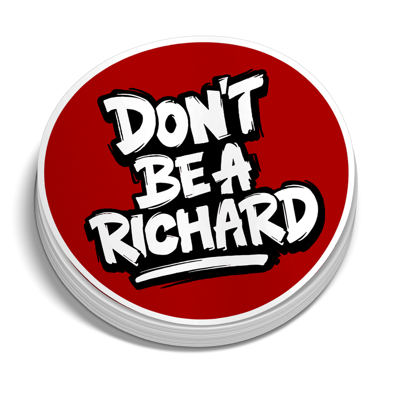 Richard - Hard Hat Decal