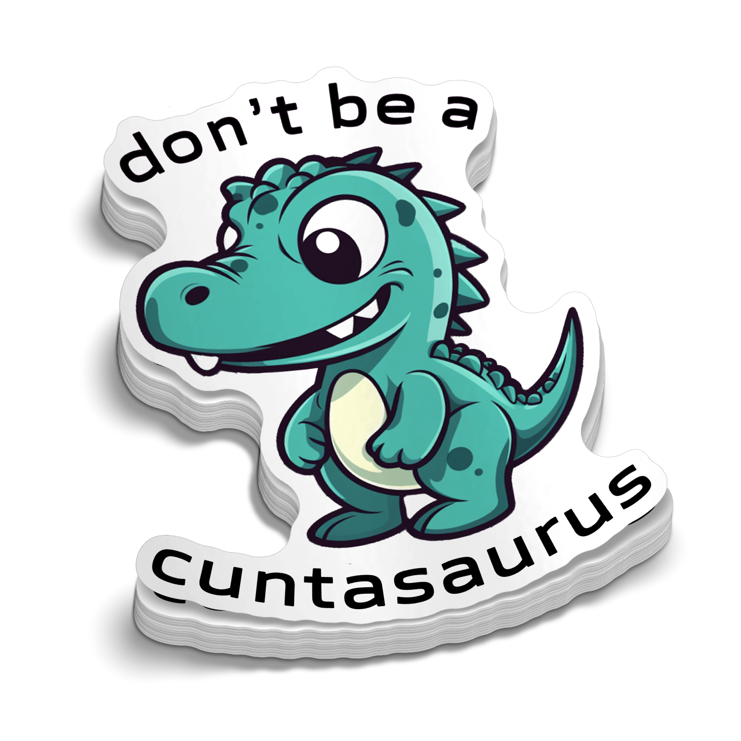 Cuntasarurus Hard Hat Decal