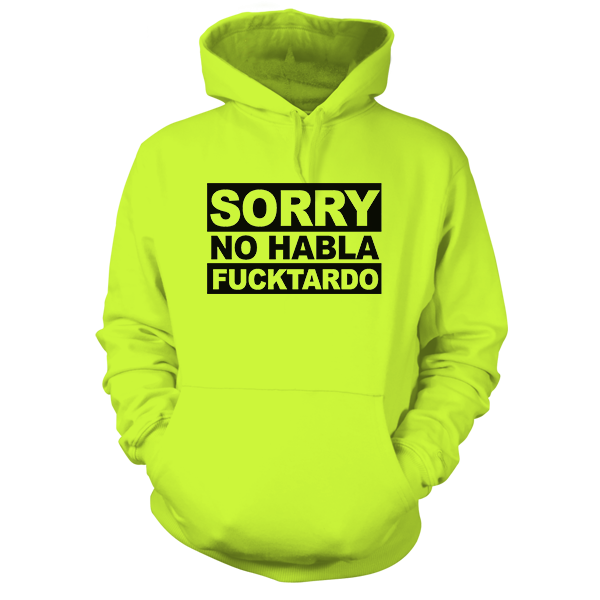 Fucktardo - Safety Yellow Hi Vis Hoodie