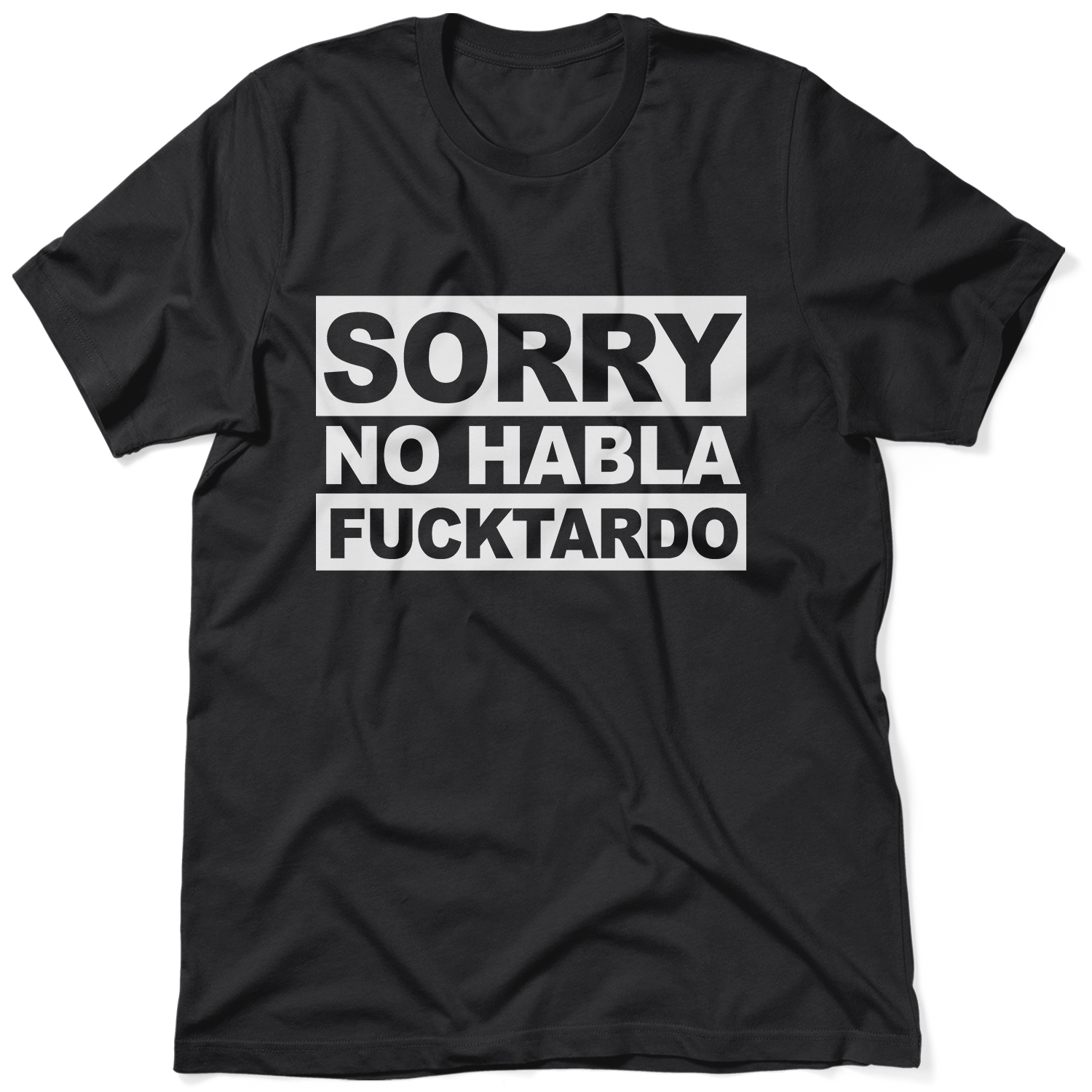 F*cktardo - Black T-Shirt