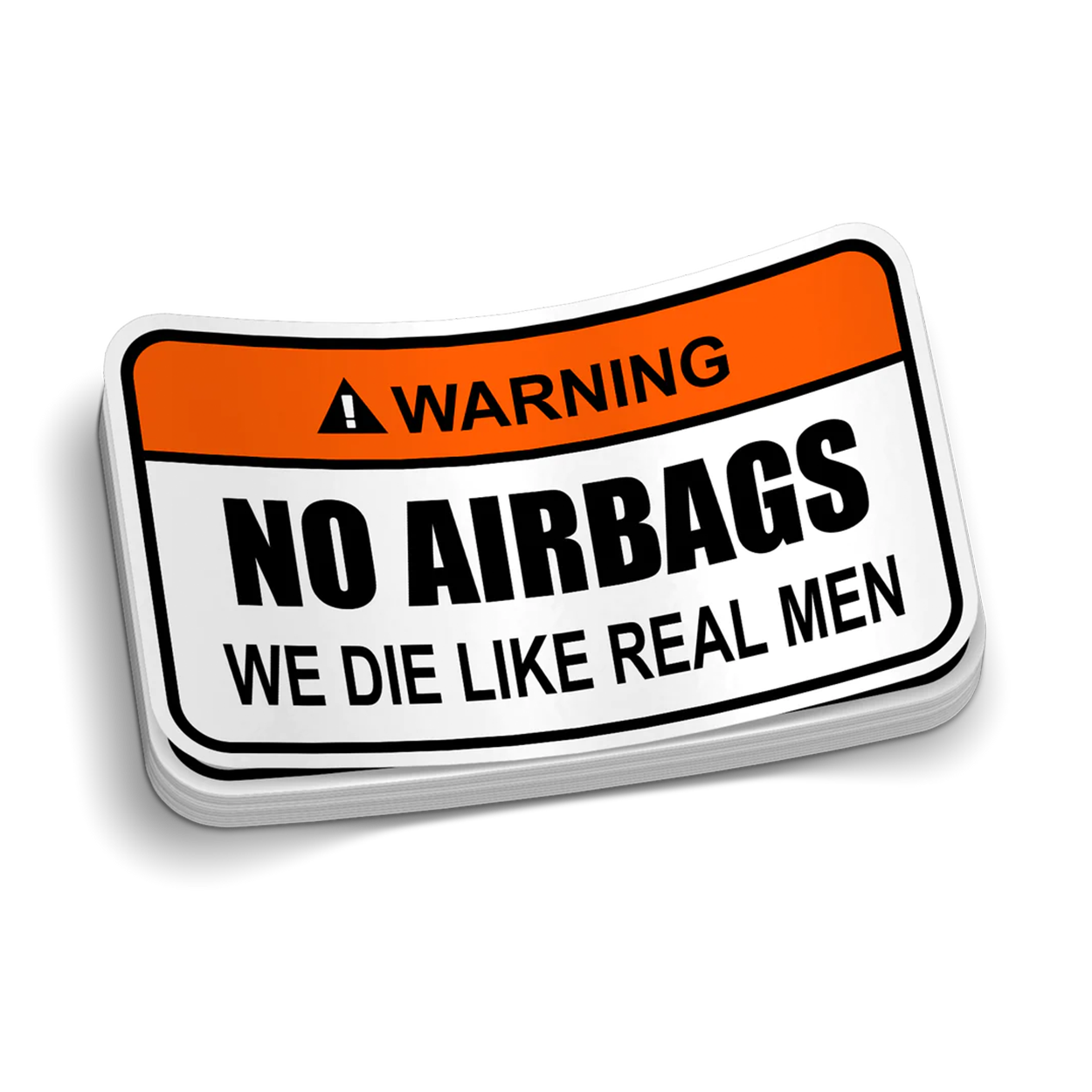 No Airbags Decal