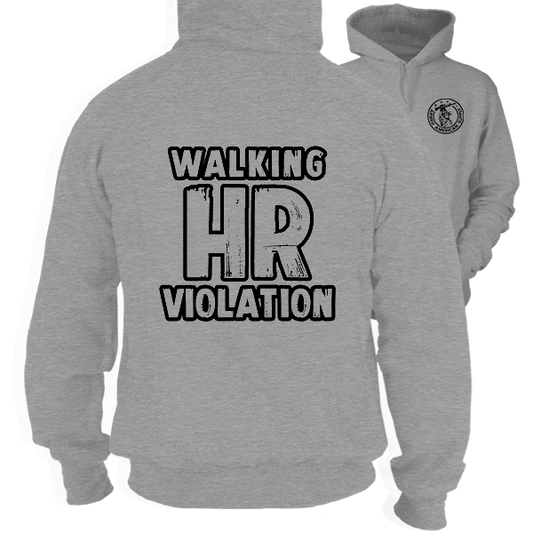 HR Violation - Heather Gray Hoodie