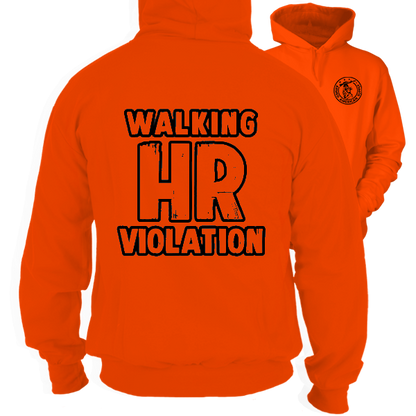 HR Violation - Safety Orange Hi Vis Hoodie