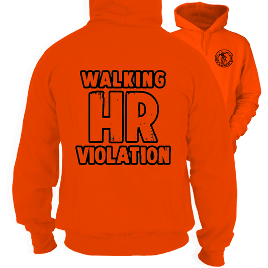 HR Violation - Safety Orange Hi Vis Hoodie