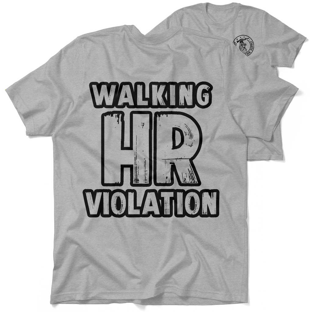 HR Violation - Heather Gray T-Shirt