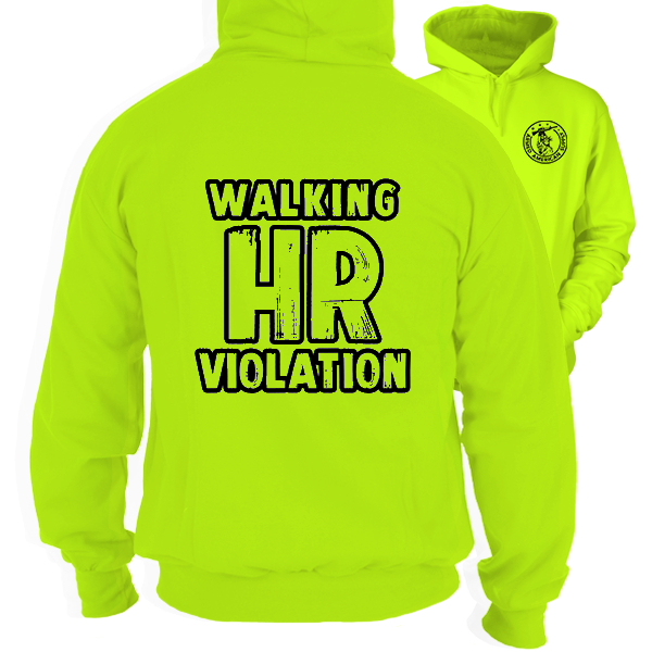 HR Violation - Safety Yellow Hi Vis Hoodie