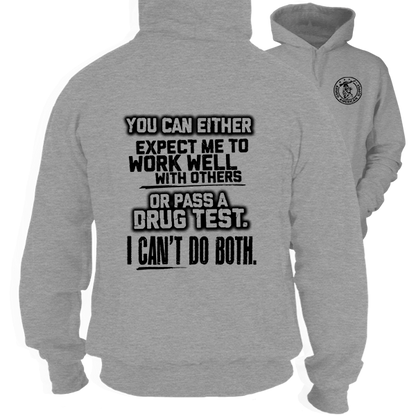 Can't Do Both - Heather Gray Hoodie