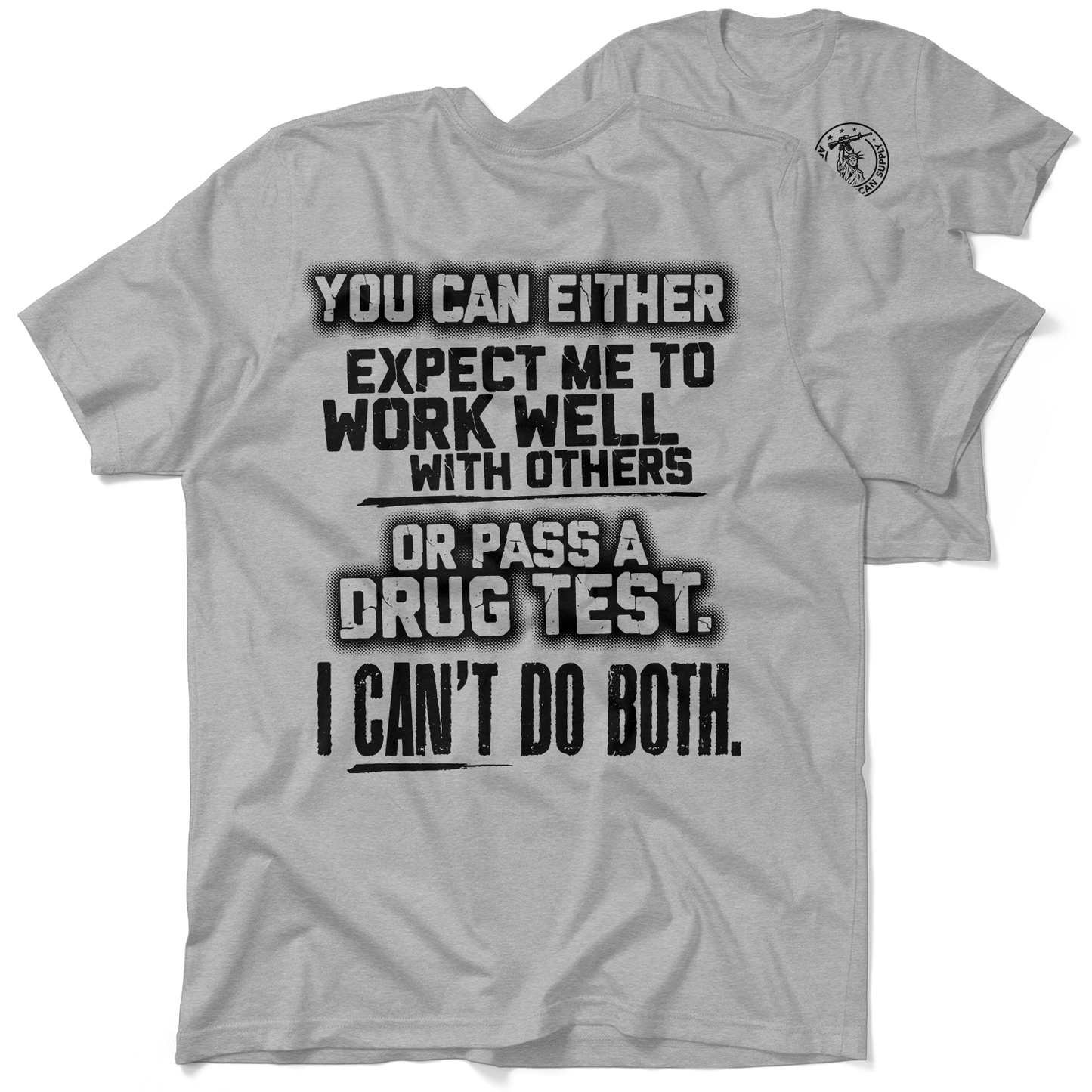 I Can't Do Both - Heather Gray T-Shirt