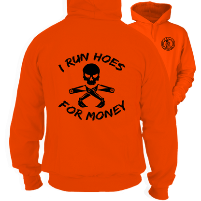 Run Hoes - Safety Orange Hi Vis Hoodie