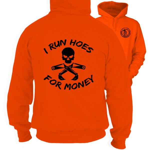 Run Hoes - Safety Orange Hi Vis Hoodie